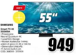 MediaWorld SAMSUNG Smart TV 4K 55590DA offerta