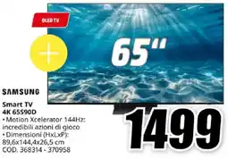 MediaWorld SAMSUNG Smart TV 4K 65S90D offerta