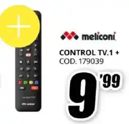 MediaWorld meliconi CONTROL TV.1 + offerta