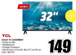MediaWorld TCL Smart TV 32S5400AF offerta