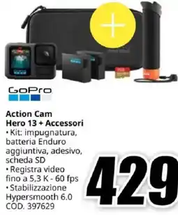 MediaWorld GoPro Action Cam Hero 13+ Accessori offerta