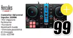 MediaWorld Hercules Controller DjControl Inpulse 200MK offerta