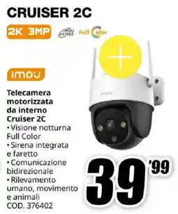 MediaWorld IMOU Telecamera motorizzata da interno Cruiser 2C offerta