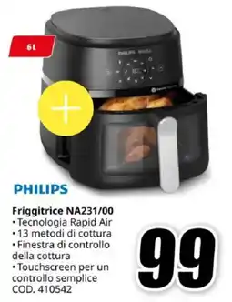 MediaWorld PHILIPS Friggitrice NA231/00 offerta