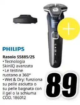 MediaWorld PHILIPS Rasoio S5885/25 offerta