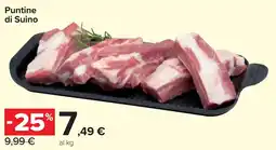 Carrefour Market Puntine di Suino offerta