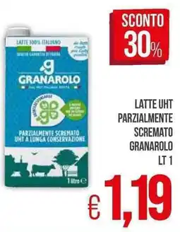 PrestoFresco Latte uht parzialmente scremato GRANAROLO offerta