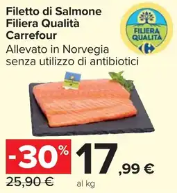 Carrefour Market Filetto di Salmone Filiera Qualità Carrefour offerta