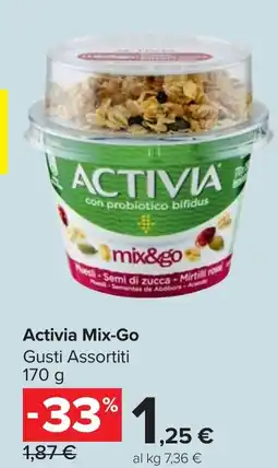Carrefour Market Activia Mix-Go Gusti Assortiti offerta