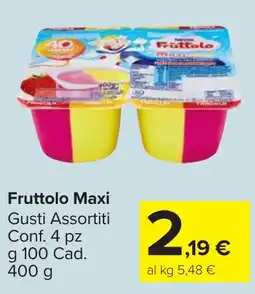 Carrefour Market Fruttolo Maxi Gusti Assortiti offerta