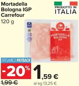 Carrefour Market Mortadella Bologna IGP Carrefour offerta