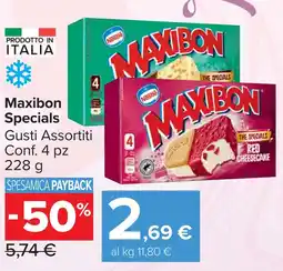 Carrefour Market Maxibon Specials Gusti Assortiti offerta
