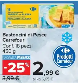 Carrefour Market Bastoncini di Pesce Carrefour offerta