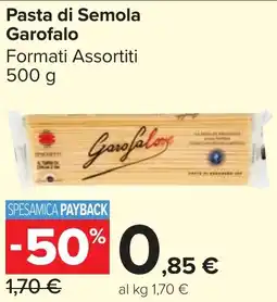 Carrefour Market Pasta di Semola Garofalo Formati Assortiti offerta