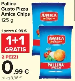 Carrefour Market Pallina Gusto Pizza Amica Chips offerta