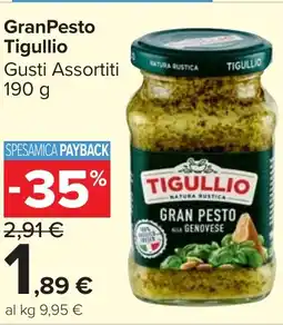 Carrefour Market GranPesto Tigullio offerta