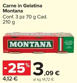 Carrefour Market Carne in Gelatina Montana offerta