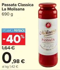 Carrefour Market Passata Classica La Molisana offerta