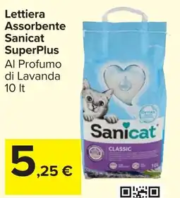 Carrefour Market Lettiera Assorbente Sanicat SuperPlus offerta