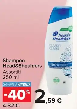 Carrefour Market Shampoo Head&Shoulders Assortiti offerta