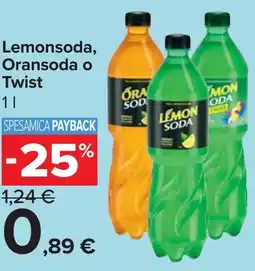 Carrefour Market Lemonsoda, Oransoda o Twist offerta