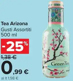 Carrefour Market Tea Arizona Gusti Assortiti offerta