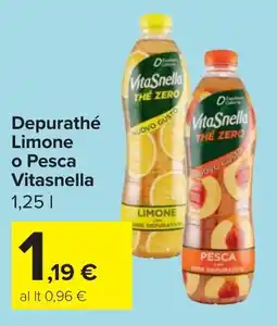 Carrefour Market Depurathé Limone o Pesca Vitasnella offerta