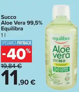Carrefour Market Succo Aloe Vera 99,5% Equilibra offerta