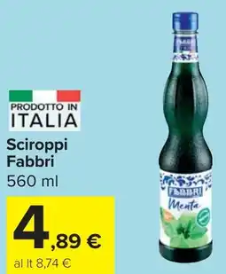 Carrefour Market Sciroppi Fabbri offerta