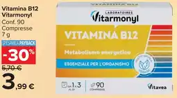 Carrefour Market Vitamina B12 Vitarmonyl offerta