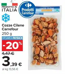Carrefour Market Cozze Cilene Carrefour offerta
