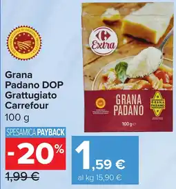 Carrefour Market Grana Padano DOP Grattugiato Carrefour offerta