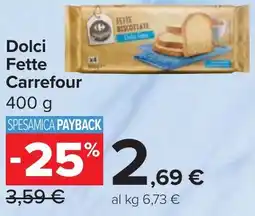 Carrefour Market Dolci Fette Carrefour offerta