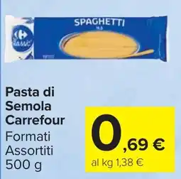 Carrefour Market Pasta di Semola Carrefour offerta