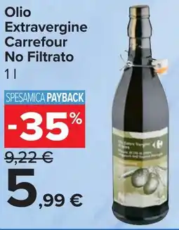 Carrefour Market Olio Extravergine Carrefour No Filtrato offerta