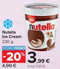 Carrefour Market Nutella Ice Cream offerta