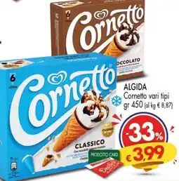 Despar ALGIDA Cornetto vari tipi offerta