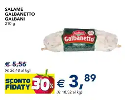 Esselunga Salame galbanetto GALBANI offerta