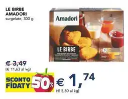 Esselunga Le birbe AMADORI surgelate offerta