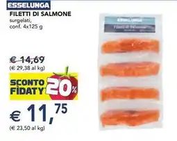 Esselunga Filetti di salmone offerta