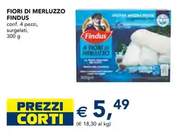 Esselunga Fiori di merluzzo FINDUS offerta