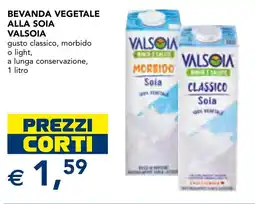Esselunga Bevanda vegetale alla soia VALSOIA offerta