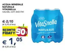 Esselunga Acqua minerale naturale VITASNELLA offerta