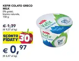 Esselunga Kefir colato greco MILK offerta