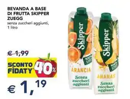 Esselunga Bevanda a base di frutta skipper ZUEGG offerta