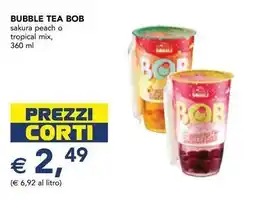 Esselunga Bubble tea BOB offerta