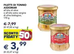 Esselunga Filetti di tonno ASDOMAR offerta
