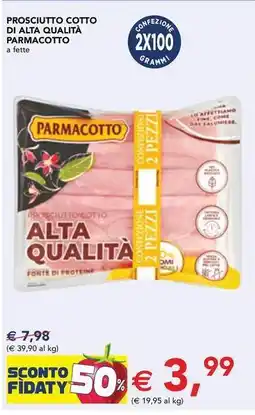 Esselunga Prosciutto cotto di alta qualità PARMACOTTO offerta