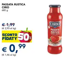 Esselunga Passata rustica CIRIO offerta