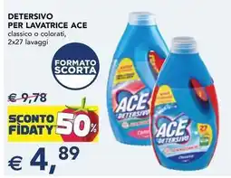 Esselunga Detersivo per lavatrice ACE offerta